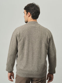 Джемпер мужской из пуха яка 4003 серый