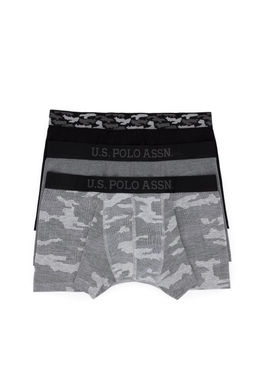 Мужское нижнее белье серого меланжа - U.s. polo assn фото 2