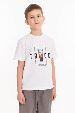 Футболка М225019Па белый