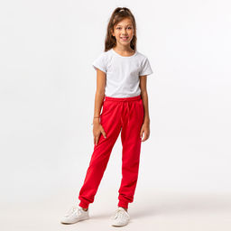 RODOS Брюки для девочки М-256 Коралловый