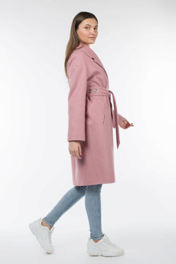 Пальто женское демисезонное (пояс) - El podio фото 4