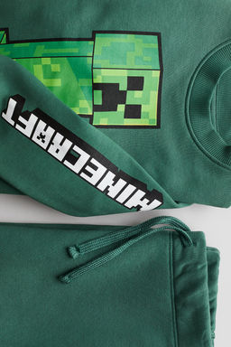Conjunto estampado de 2 piezas en tejido sudadera - H&m фото 2