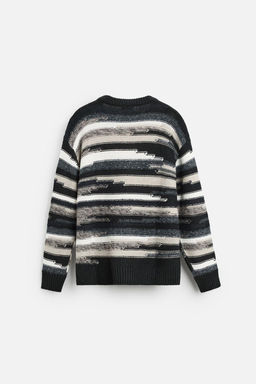 GEOMETRIC JACQUARD SWEATER - Zara фото 8