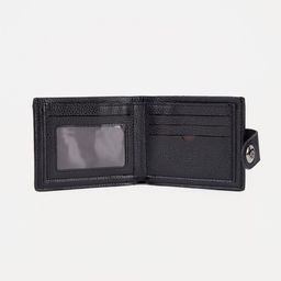 Портмоне мужское на магните, чёрное