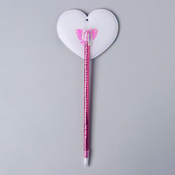 Цена за 12 шт. Ручка Сердечко, синие чернила, МИКС - Simaland фото 4