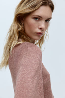 Top de punto fino con brillo - H&m фото 4