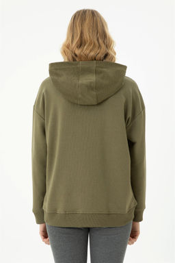 Женский свитшот цвета хаки - U.s. polo assn фото 12