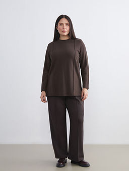 Bisiklet Yaka Kad?n Sweatshirt Tunik