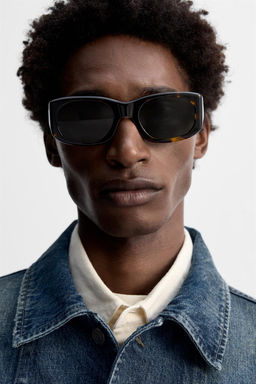 WASHED DENIM OVERSHIRT - Zara фото 5