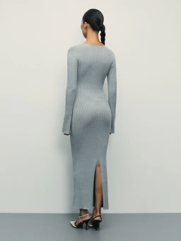 Платье миди с вискозой в составе / Zarina  фото 4