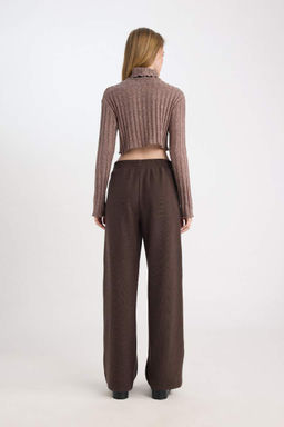 Широкие брюки с широкими карманами и длинными спортивными штанами на шнуровке - Defacto фото 6