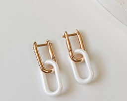 Серьги с керамикой