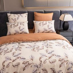 Комплект постельного белья Люкс Сатин 100% хлопок на резинке AR370 Евро/4 Наволочки - Ситрейд фото 7