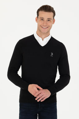 Мужской черный базовый свитер Неожиданная скидка в корзине - U.s. polo assn фото 8