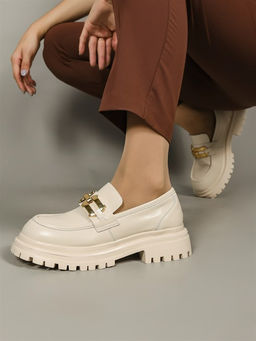 Лоферы женские/ Броги A-45MB Off white - Piniolo фото 2