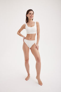 Трусы бразилиана "Белые" женские
