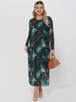 Платье Глория 0240-2амх морская глубина