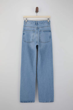 Mavi Yuksek Bel 100% Pamuk Wide Leg Jeans TWOSS26JE00142 - Trendyolmilla фото 2