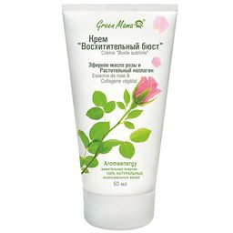 Крем Восхитительный бюст эфирное масло розы и растительный коллаген - Green mama фото 2