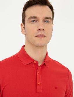 Nar _i_e_i Polo Yaka Slim Fit Basic Merserize T-shirt