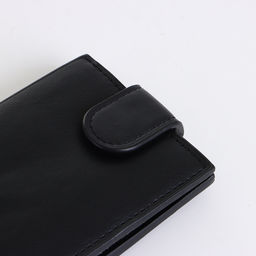 Портмоне мужское на кнопке, чёрное
