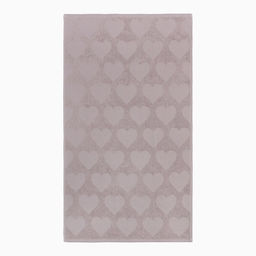 Полотенце махровое Love Life Hearts, 30×50 см, хлопок 100%, светло-розовое
