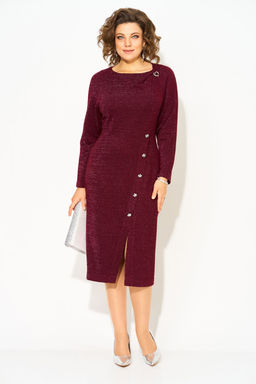 Платье Liliana 1501-Р бордо  фото 3
