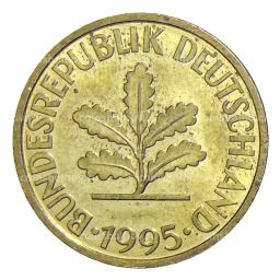 Монета 10 пфеннигов 1995 года D Германия