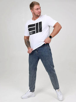 Мужская футболка Маркировка белая - Modellini фото 5