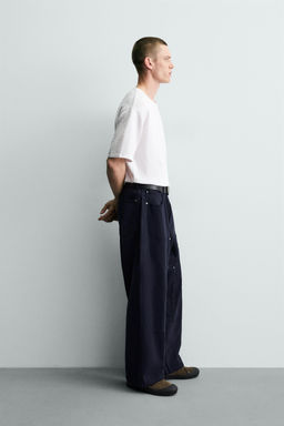 CAMISETA PUNTO ESTRUCTURA FLAM? / Blanco - Zara фото 4