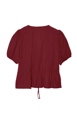 TRENDYOLMILLA Pembe Baglamal? Dokuma Gomlek TWOSS24GO00237  фото 10