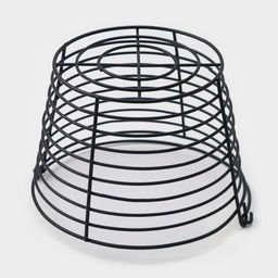 Фруктовница Доляна, 19.5×19.5×13 см, чёрная