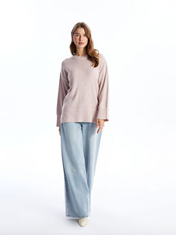 Bisiklet Yaka Kad?n Triko Tunik