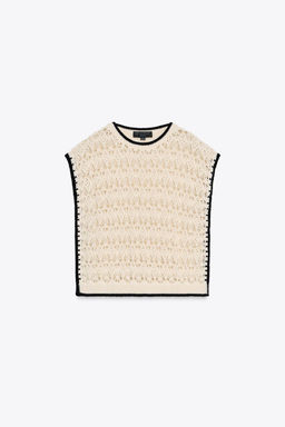 POINTELLE KNIT VEST - Zara фото 4