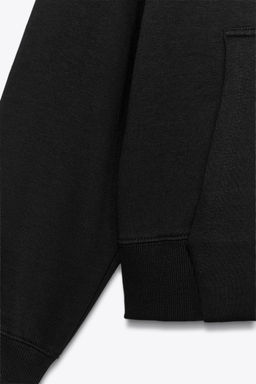 SUDADERA CAPUCHA B?SICA / Negro - Zara фото 6