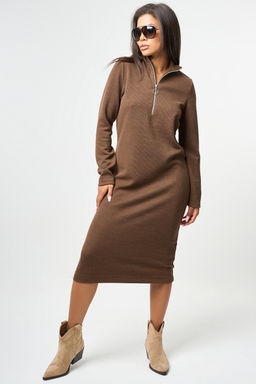 Платье теплое с длинным рукавом - Fly фото 11