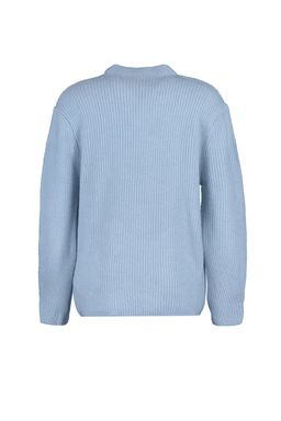 Mavi Genis Kal?p Yumusak Dokulu Basic Triko Kazak TWOAW20FV0142