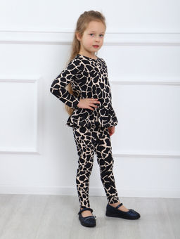 КМ151 Костюм Модница (молочный; черный) - Милаша фото 4