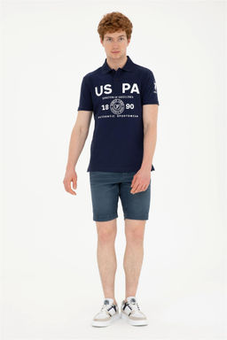 Мужская темно-синяя футболка - U.s. polo assn фото 4