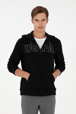 Мужской черный вязаный кардиган Неожиданная скидка в корзине