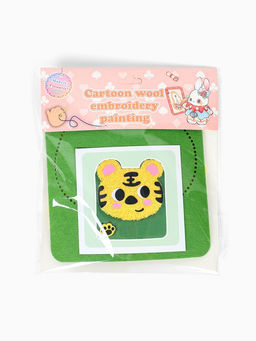 Вышивка по фетру "Тигр"