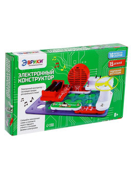 Конструктор электронный «Чудеса электроники», 16 схем, 14 деталей