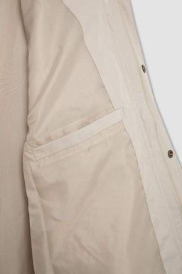 Пальто обычного кроя с капюшоном - Defacto фото 5