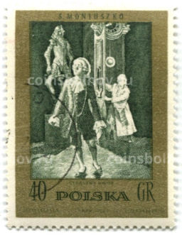 Марка Караульный двор балет 1972 год Польша