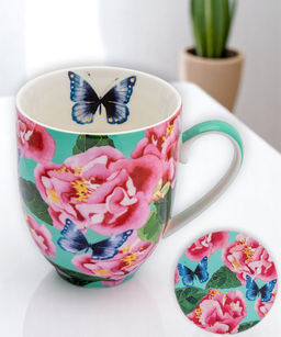 Кружка с подставкой Камелии, 0,4 л - Maxwell & Williams фото 9