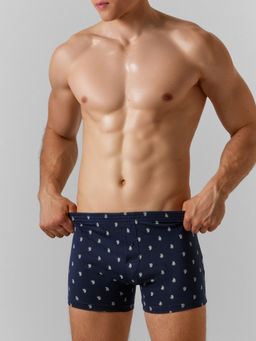 Цена за 2 штуки! ТРУСЫ МУЖСКИЕ геометрия на синем1 411152