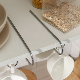 Держатель для кружек Доляна, на 10 предметов, подвесной, 27.5×18×6.5 см, хром