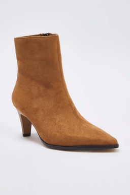 Taba Suet Sivri Burun Ince Topuklu Kad?n Bot 
TAKAW26BO00049 - Trendyolmilla фото 9