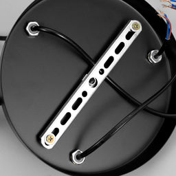 Светильник «Берн» 3хЕ27 40 Вт черный 30×30×16-116 см