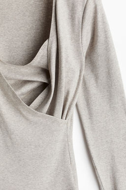 MAMA Camiseta de lactancia en canale - H&m фото 6